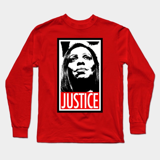 Tish James - Justice - LETITIA JAMES Long Sleeve T-Shirt by Tainted